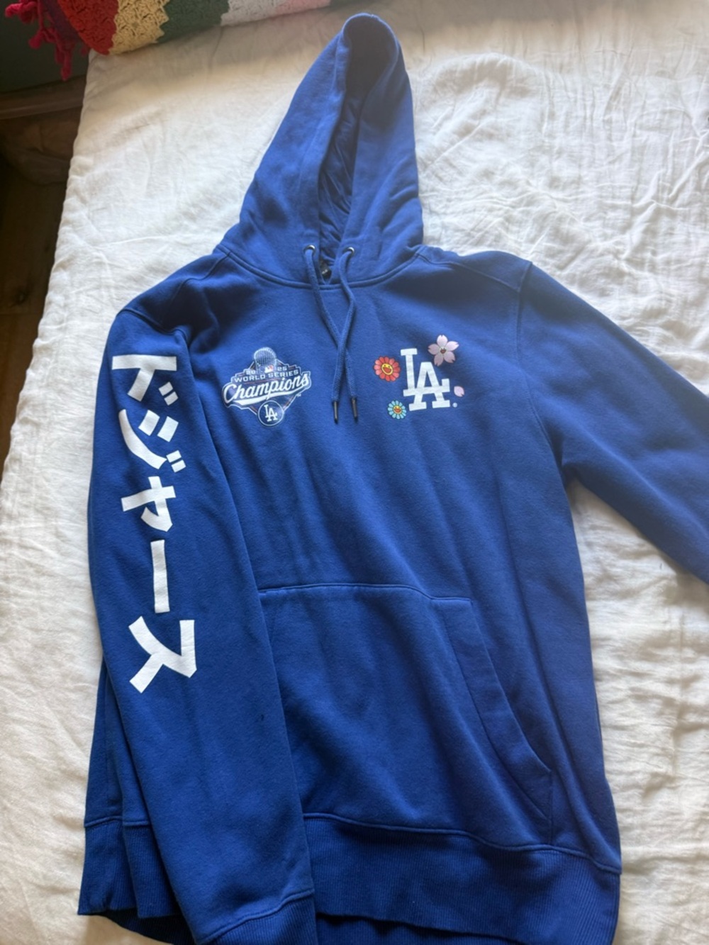 MLB Los Angeles Dodgers Blue Pullover Hoodie